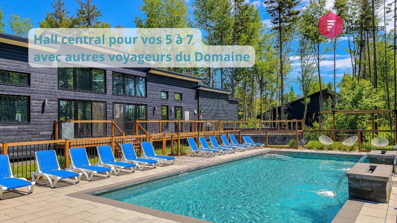The Marco-Polo Of Portneuf - Open On Nature - Private Spa Pool Sauna Pont-Rouge Luaran gambar